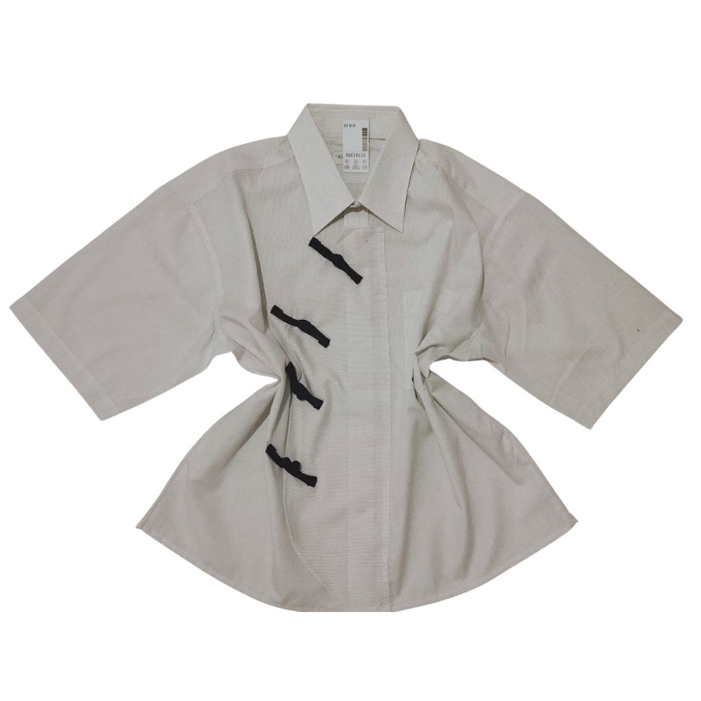 Cheongsam boxy shirt