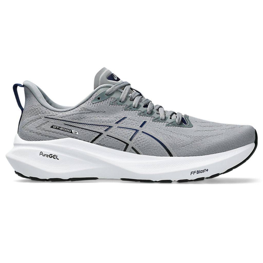 SEPATU RUNNING LARI PRIA ASICS GT-2000 13 GREY ORIGINAL BIG SIZE 46