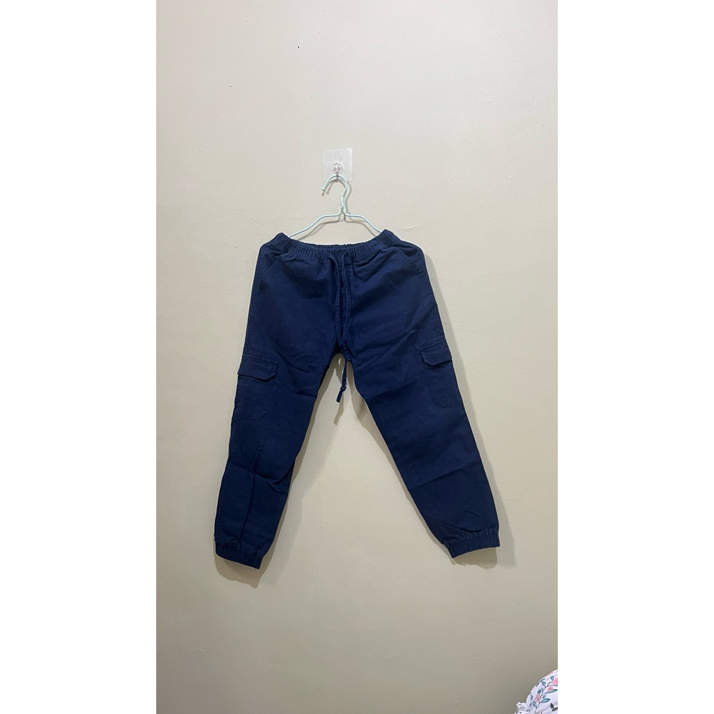 (PRELOVED) Celana Jogger Navy - Le Couture