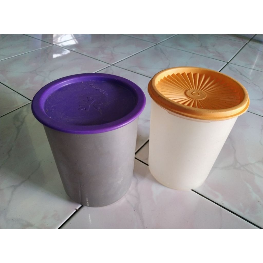 toples serbaguna Tupperware 1 liter second 2 pcs