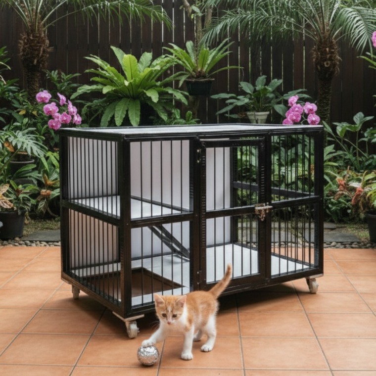 Khusus JABODETABEK - Kandang Kucing - Kandang Musang - Kandang Besi Holo Murah Jakarta