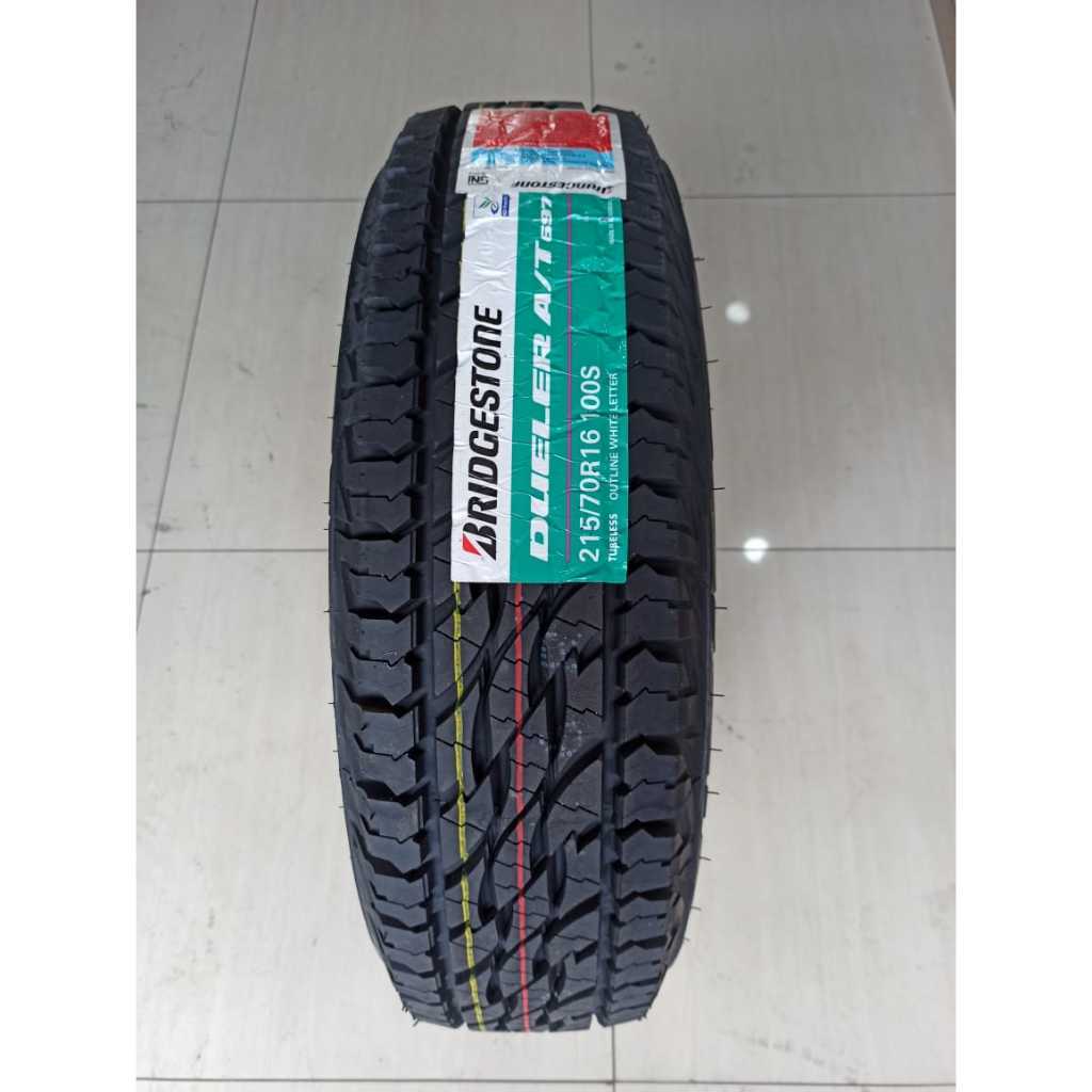 Ban Bridgestone Dueler AT002 215/70 R16 Tahun 2025 Fortuner Rush Terios CR-V X-Trail Pajero Sport Gr