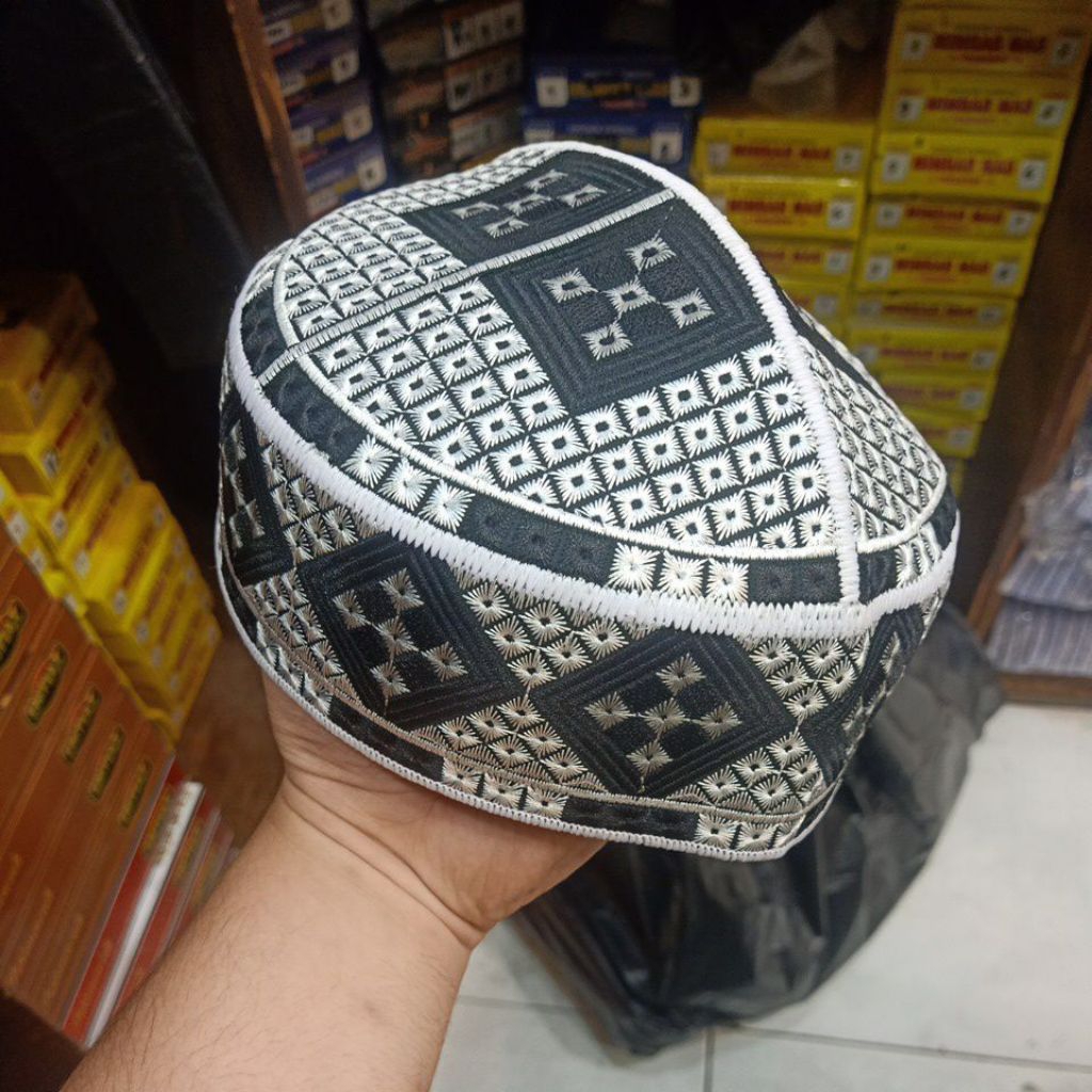 Peci Pakistan , Peci Bordir , Kualitas Premium
