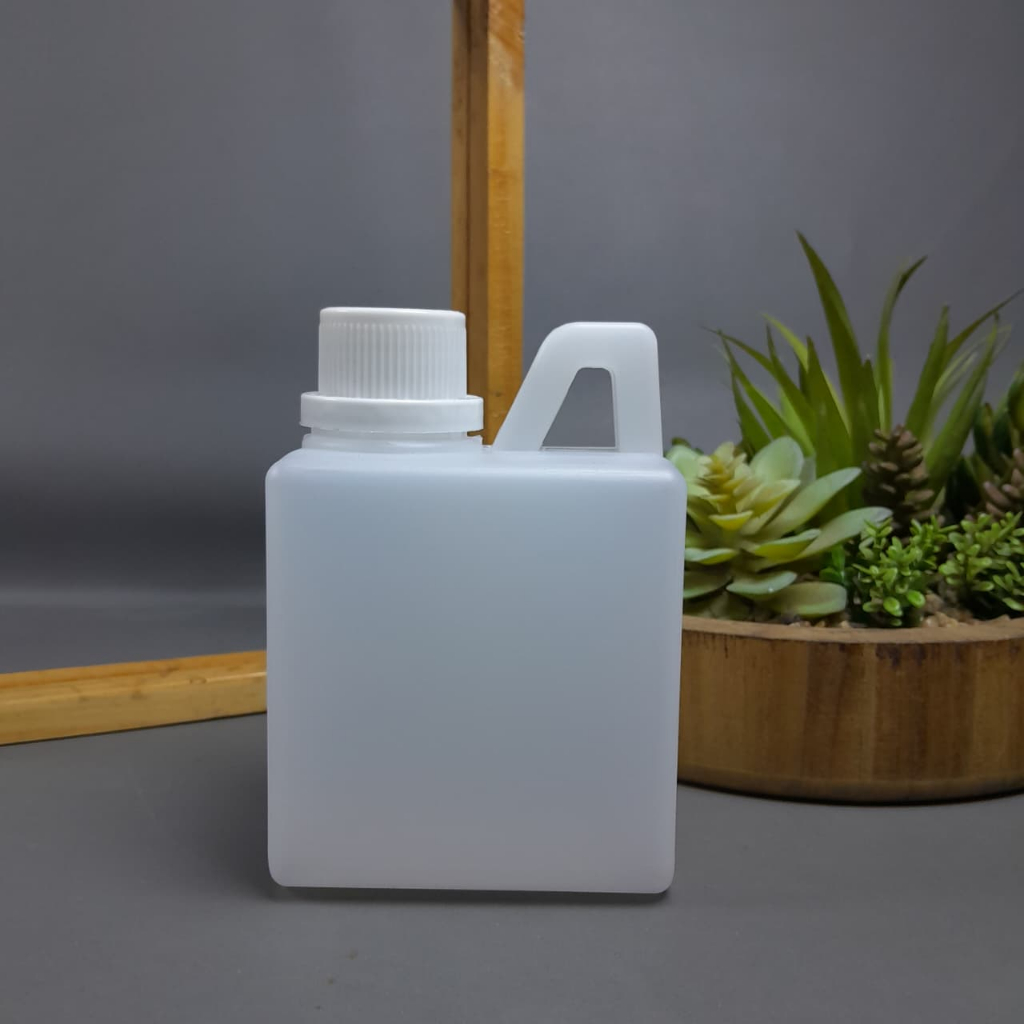 Jerigen 500 ML Natural Segel / Jerigen 500 ML Kotak HDPE / Jerigen Segel Natural