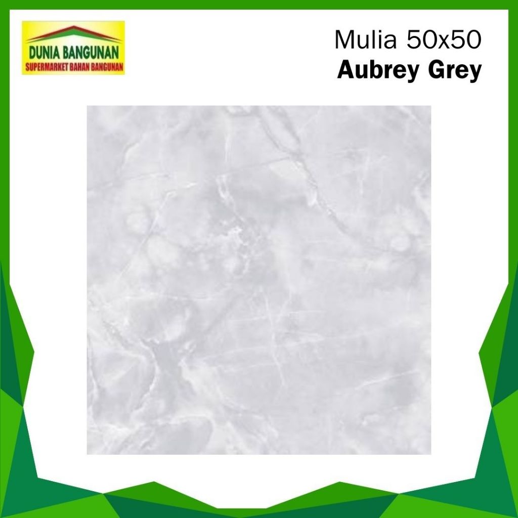 Keramik 50x50 Lantai Mulia Aubrey Grey Keramik Glossy Marble Grey Keramik Glossy