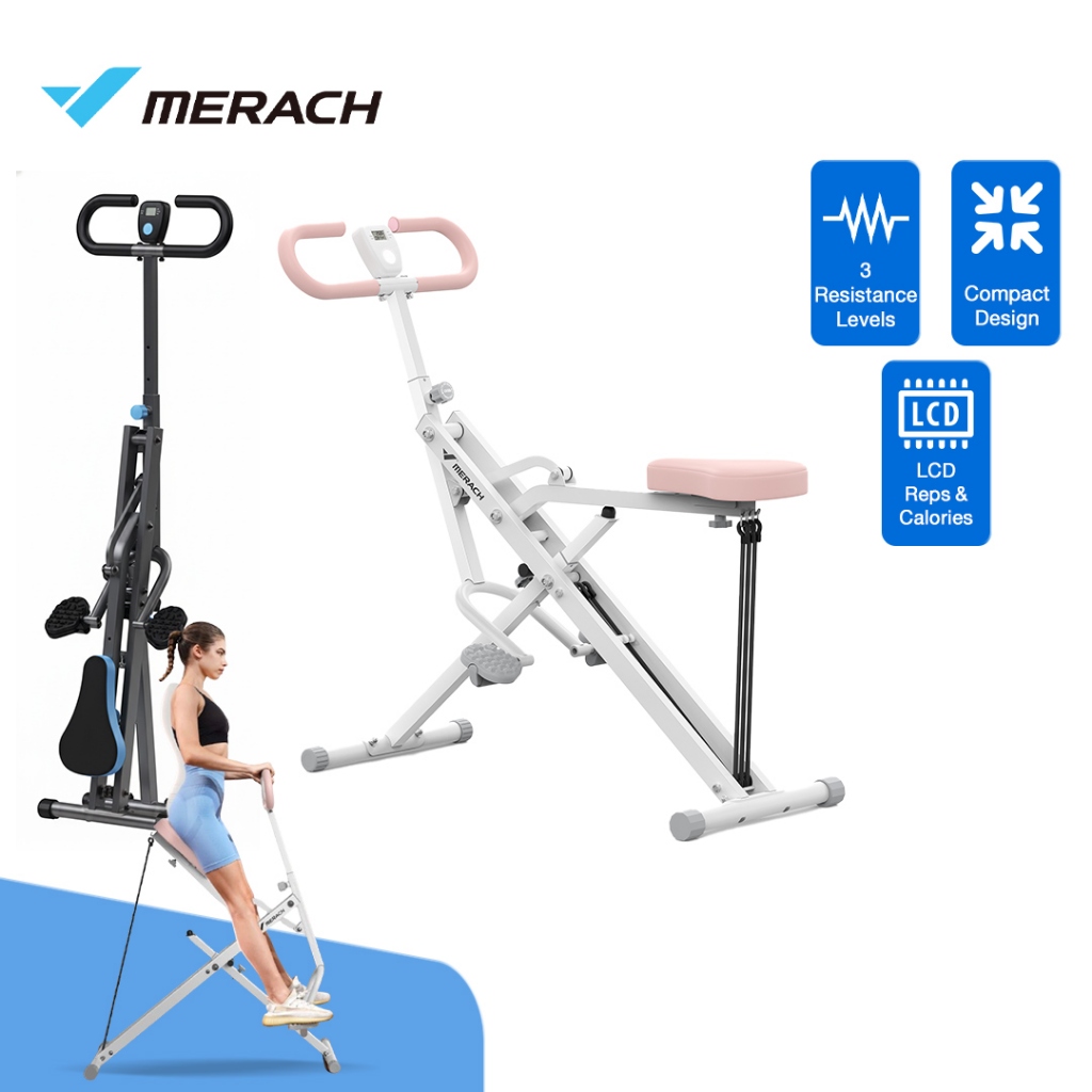 MERACH Assisted Squat Machine / Mesin Squat Fitness / Latihan Kaki