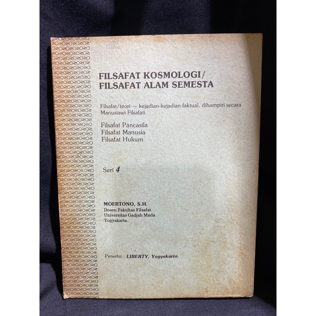 Buku Original FILSAFAT KOSMOLOGI FILSAFAT ALAM SEMESTA