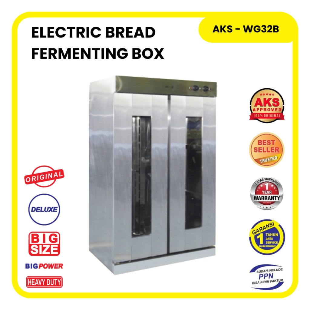 Proofer Roti Bread Proofer 32 Trays Mesin Pengembang Roti WG32B