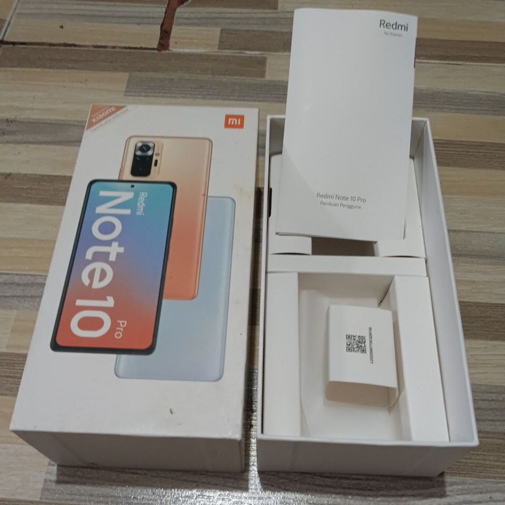 DUS BOX HP REDMI NOTE 10 PRO BEKAS ORIGINAL