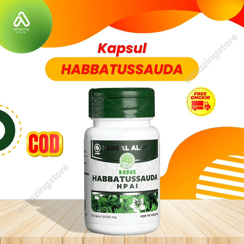 Kapsul Habbatussauda Jintan Hitam 100% Alami HNI Meredakan Asma dan Pernapasan #AMS