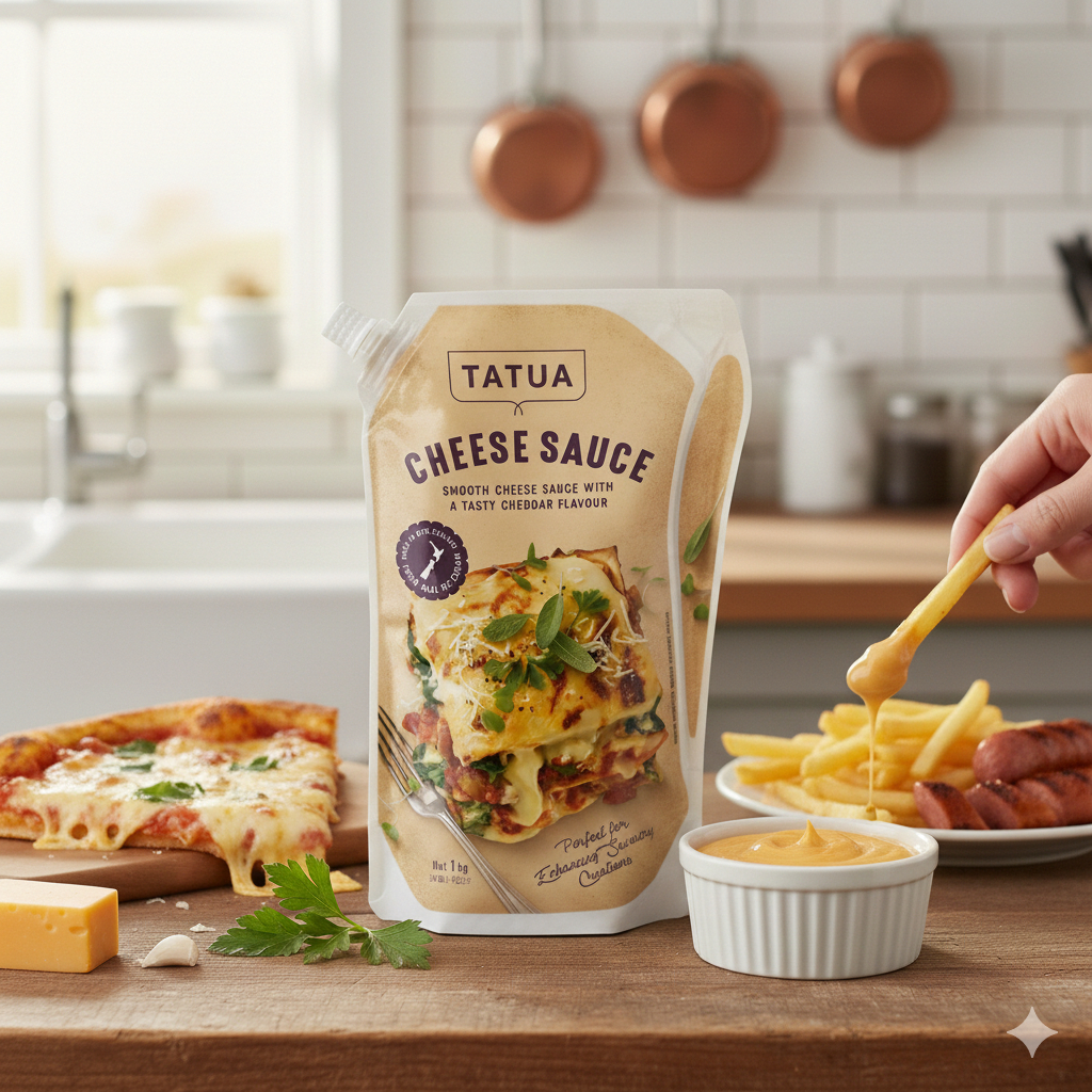 Tatua Cheese Sauce 1kg - Premium Cheese Sauce Tekstur Creamy & Gurih Halal