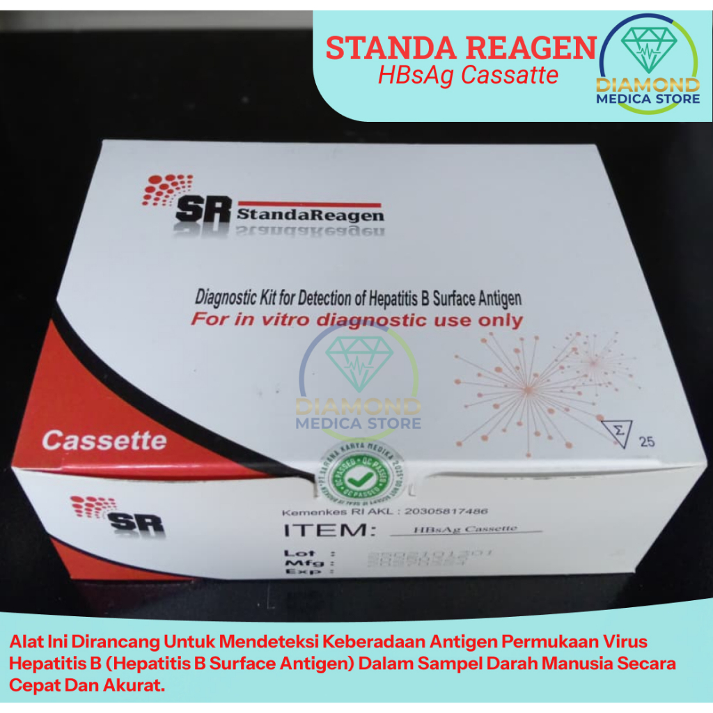 HBsAg TEST Cassate (25 TEST) | STANDAREAGEN
