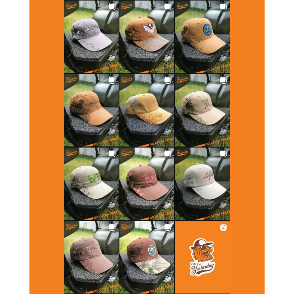 Topi Outdoor side embroidery dri duck caps curated by Hats of Yesterday