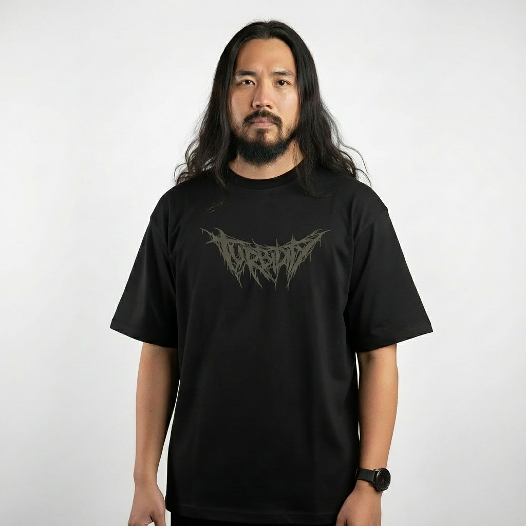 ORIGINAL T SHIRT TURBIDITY - MALEVOLENT LOGO || RELEASE BY SAVIOR MERCHANDISE