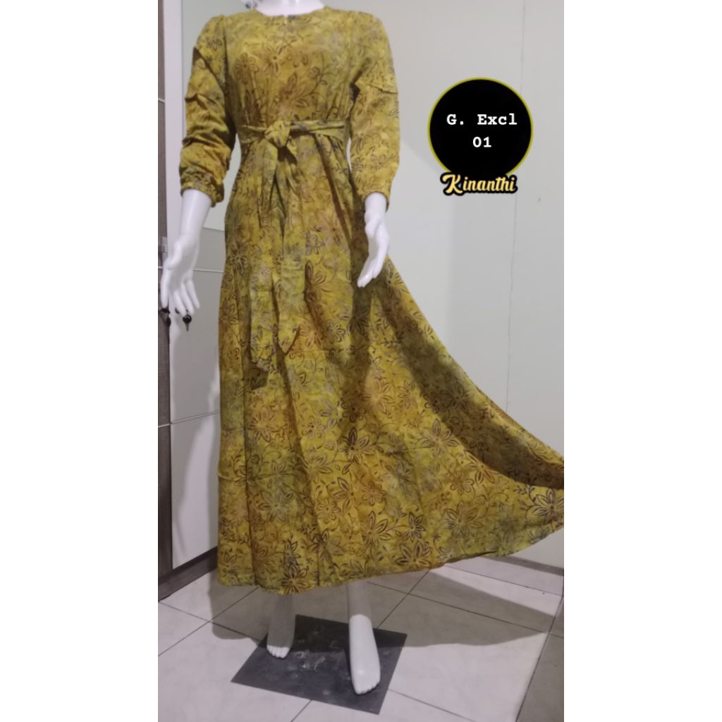 Gamis Batik Exclusive Kinanthi