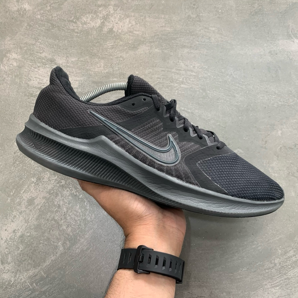 [Size 45] Rare Nike Downshifter 11 ‘Black Smoke Grey’ (CW3411-002) Second Original Kondisi Mulus Nom