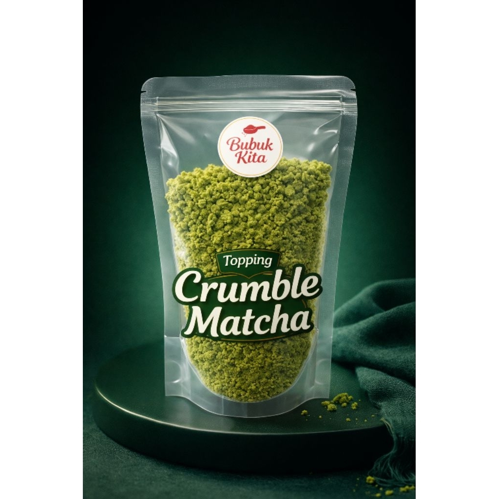 ToppingCrumbleMatcha|ToppingMinuman|ToppingKue|ToppingDessert|120gr