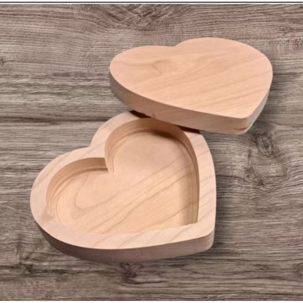 Box Suvenir love Gandmode | kotak perhiasan bentuk hati | tempat cincin