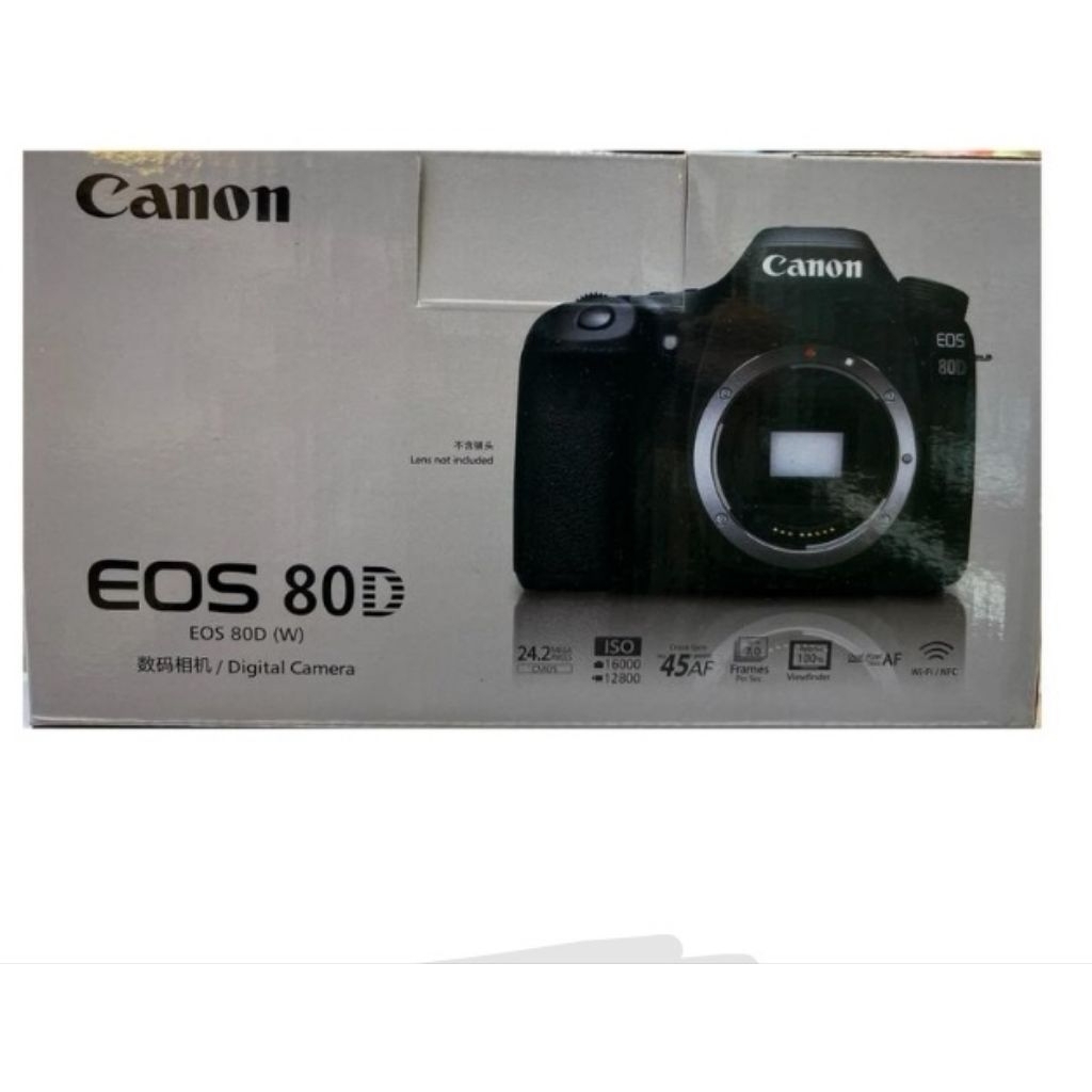 Dus Camera Canon 80D / Box untuk kamera Seken 80D
