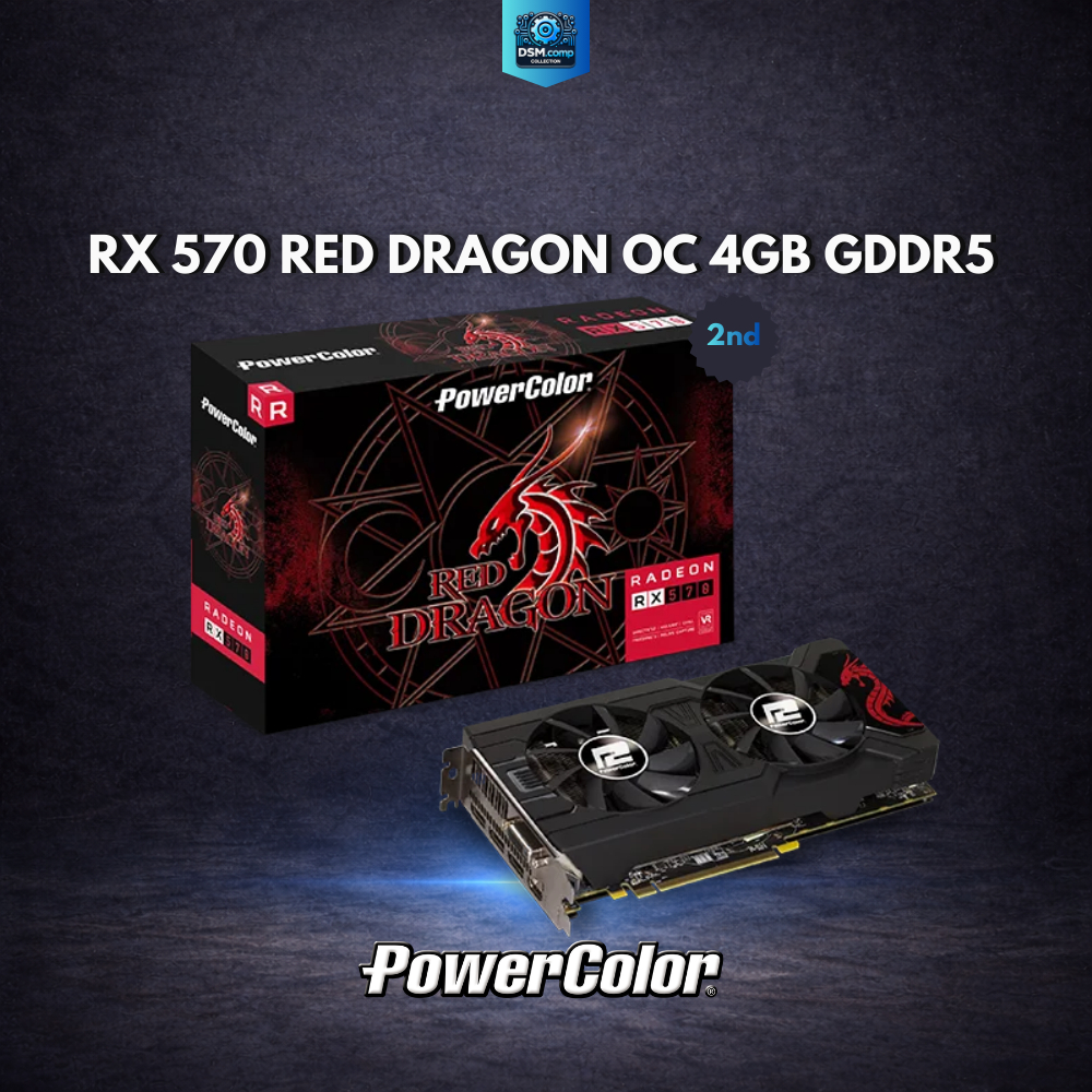 VGA PowerColor RX 570 OC 4GB GDDR5