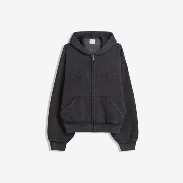 Bershka Boxy crop Hoodie Jacket Original