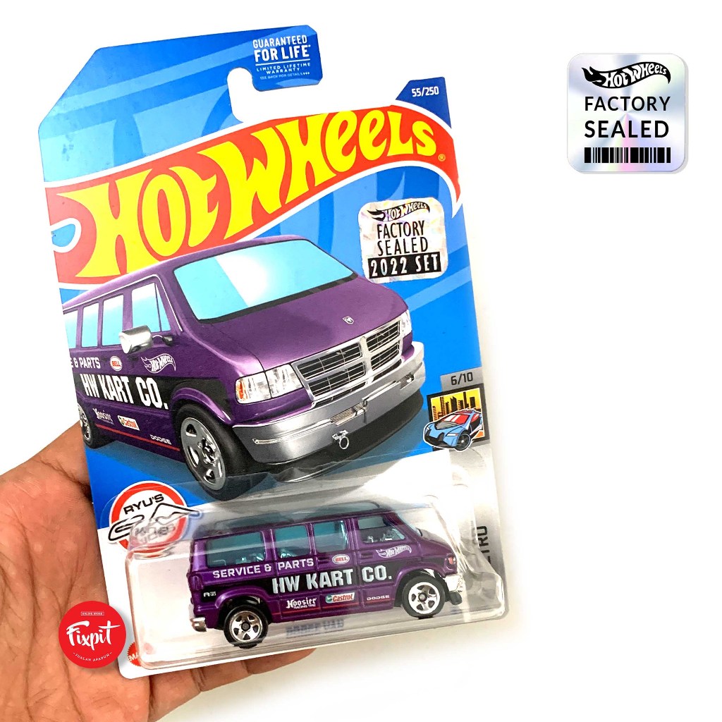 hot wheels dodge van factory sealed