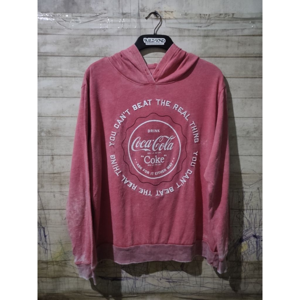 Coca Cola Official Hoodie Original Red Size XXL