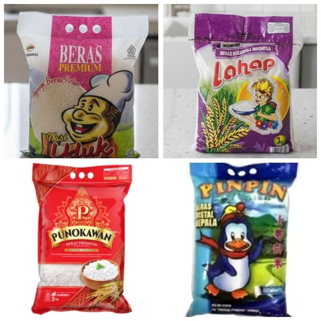 Beras Pulen Premium 3 Kg - Beras Berkualitas Tinggi
