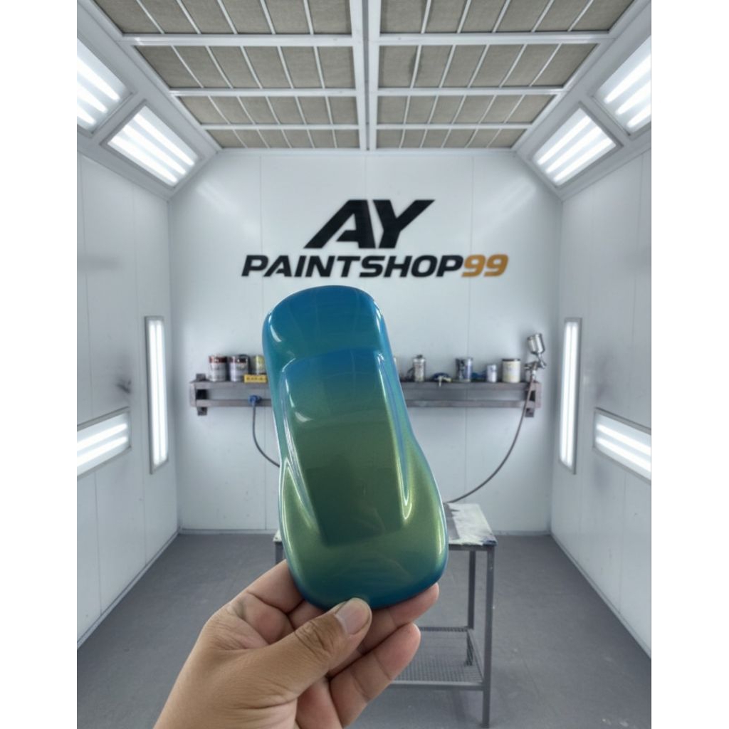 cat mobil cat motor warna meleniumblue cat mewah