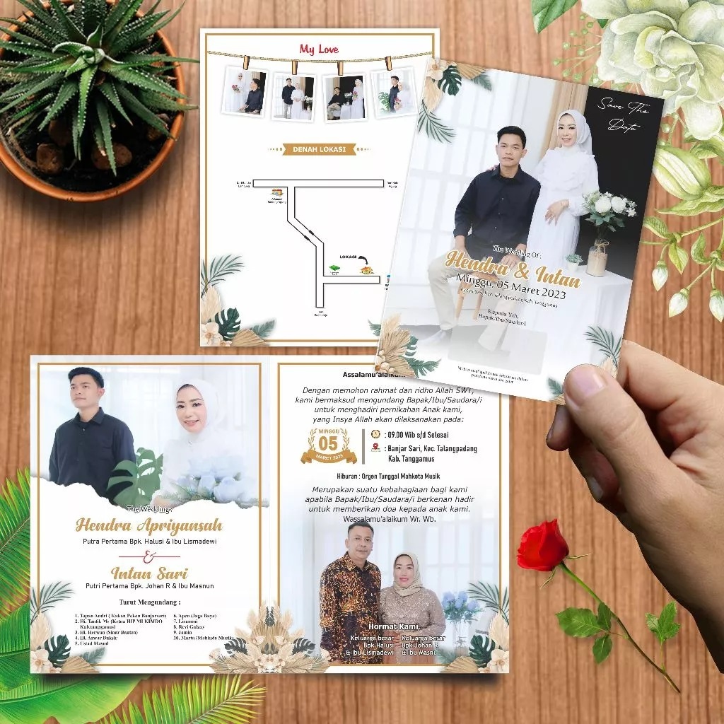 [PROSES CEPAT] Undangan Pernikahan Foto 1 Hari Jadi Bisa COD Undangan Nikahan Orang Tua