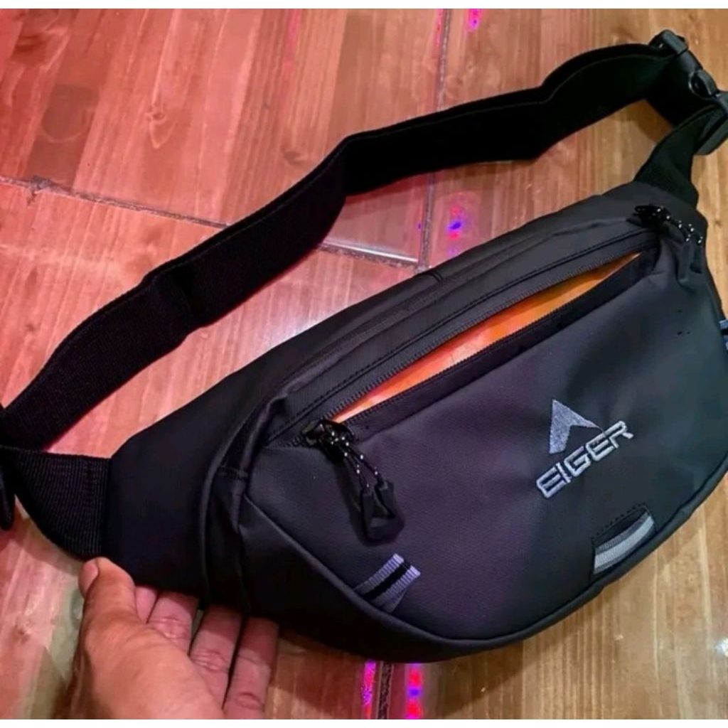 Weistbag Eiger Waterproof / Tas Pinggang Full Anti Air Waitsbag pria