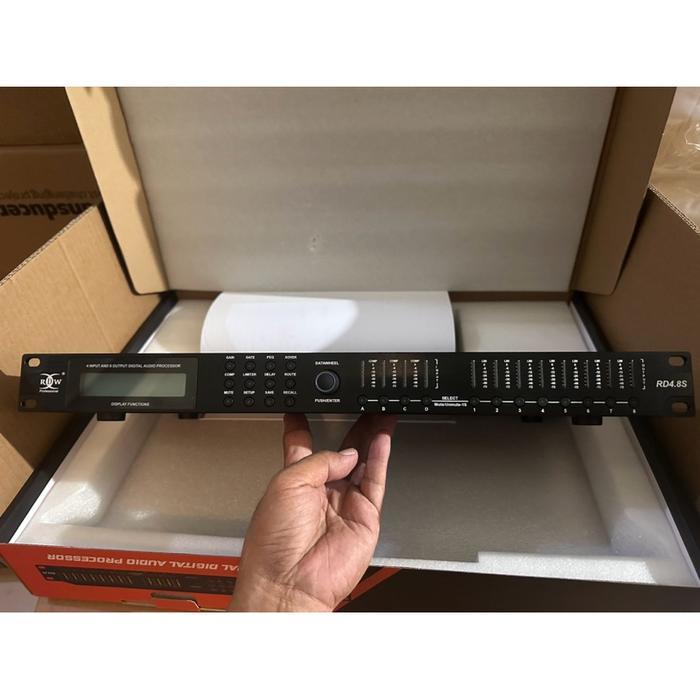 Speaker Management RDW RD4.8 Driverack RDW RD 4.8 Original DLMS RDW RD 48 4in 8out 4 Way Garansi Res