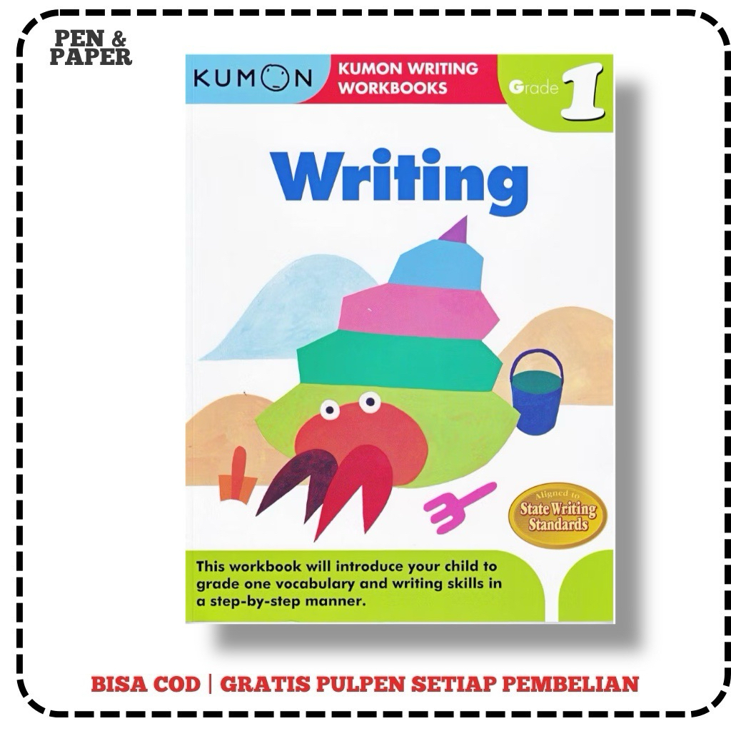 [TERLARIS] BUKU KUMON WRITING WORKBOOKS / BUKU KUMON LATIHAN MENULIS INGGRIS