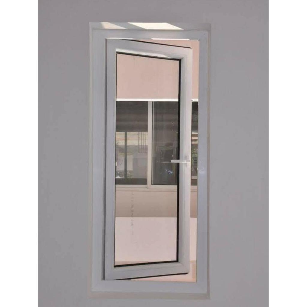 Kusen Jendela Aluminium UK 40x140 3in1 Kayu Pilihan Warna Coklat Putih