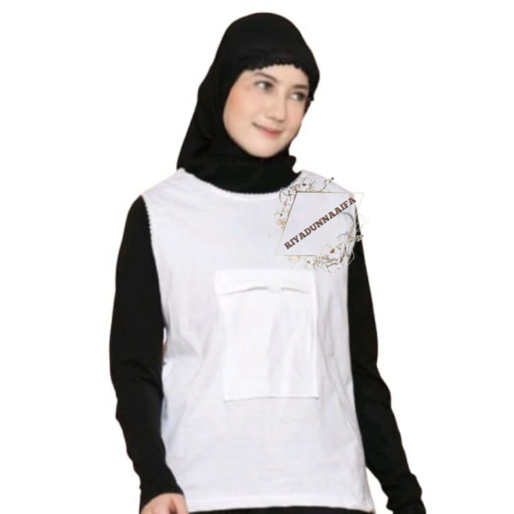 Kaos Dalaman Berkantong Wanita - Dalaman Gamis Untuk Umroh Dan Haji