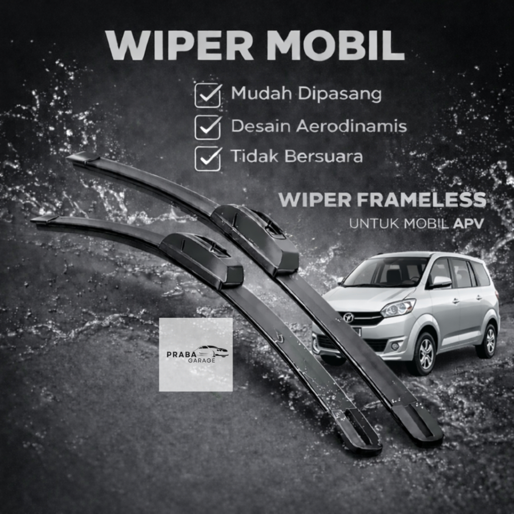 Wiper APV Frameless Wiper Depan APV Wiper 1 set Wiper Sepasang