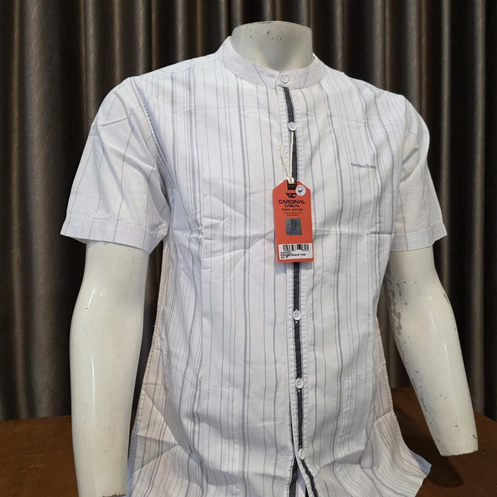 cardinal casual kemko pria cardinal casual original lengan pendek reguler fit