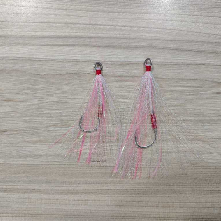 Assist Wire Single Hook / Assist hook tenggiri / assist wire 7x7 / kevlar assist isi neklin