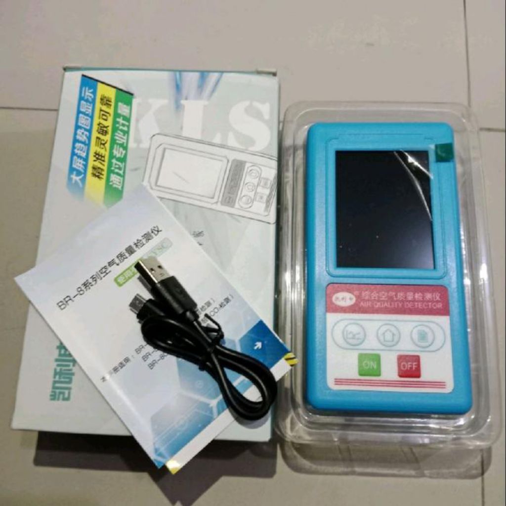 PM1.0 PM2.5 PM10 HCHO TVOC air monitor Gas Detector Formaldeyde