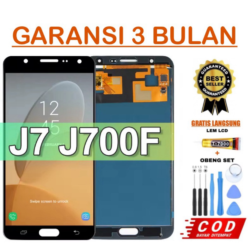 {ORIGINAL} LCD SAMSUNG GALAXY J7 2015 / J700F FULLSET