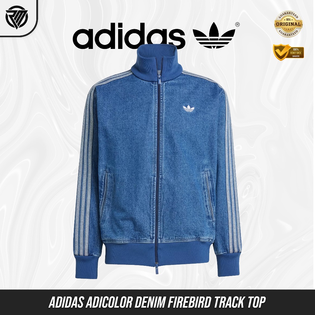 adidas Adicolor Denim Firebird Track Top JC6233
