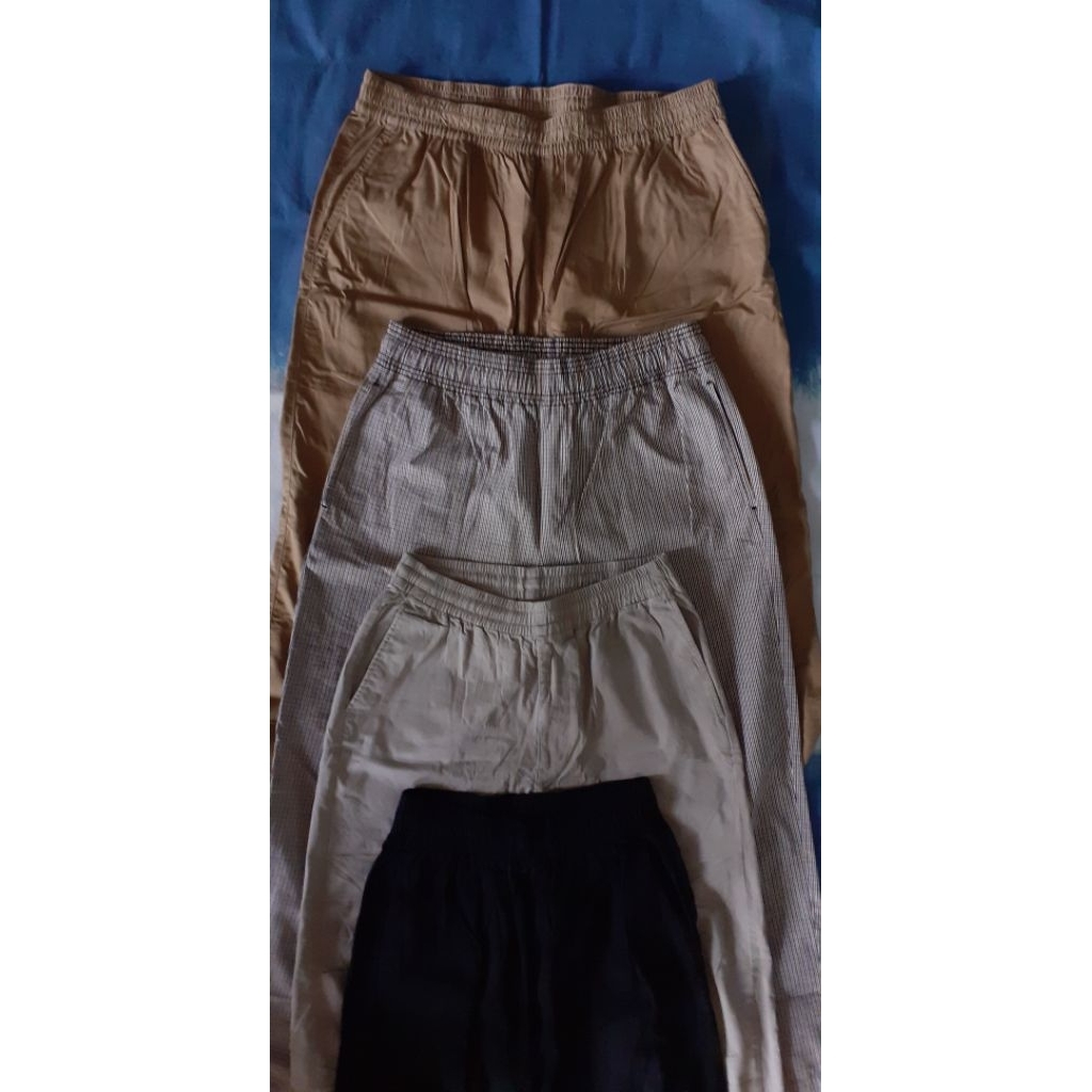 Celana Panjang GU & Muji Relax  (Uniqlo Relax Pants)