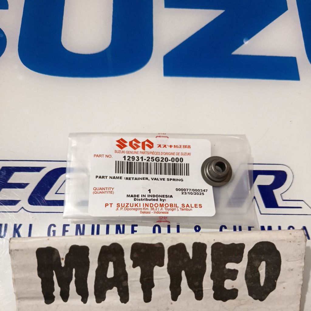 topi kuku klep atas satria fu 150 karbu gsx 150 R S r bandit ring per klep atas retainer original sg