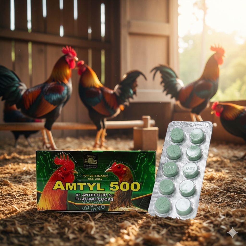AMTYL 500 OBAT AYAM ISI 10 TABLET