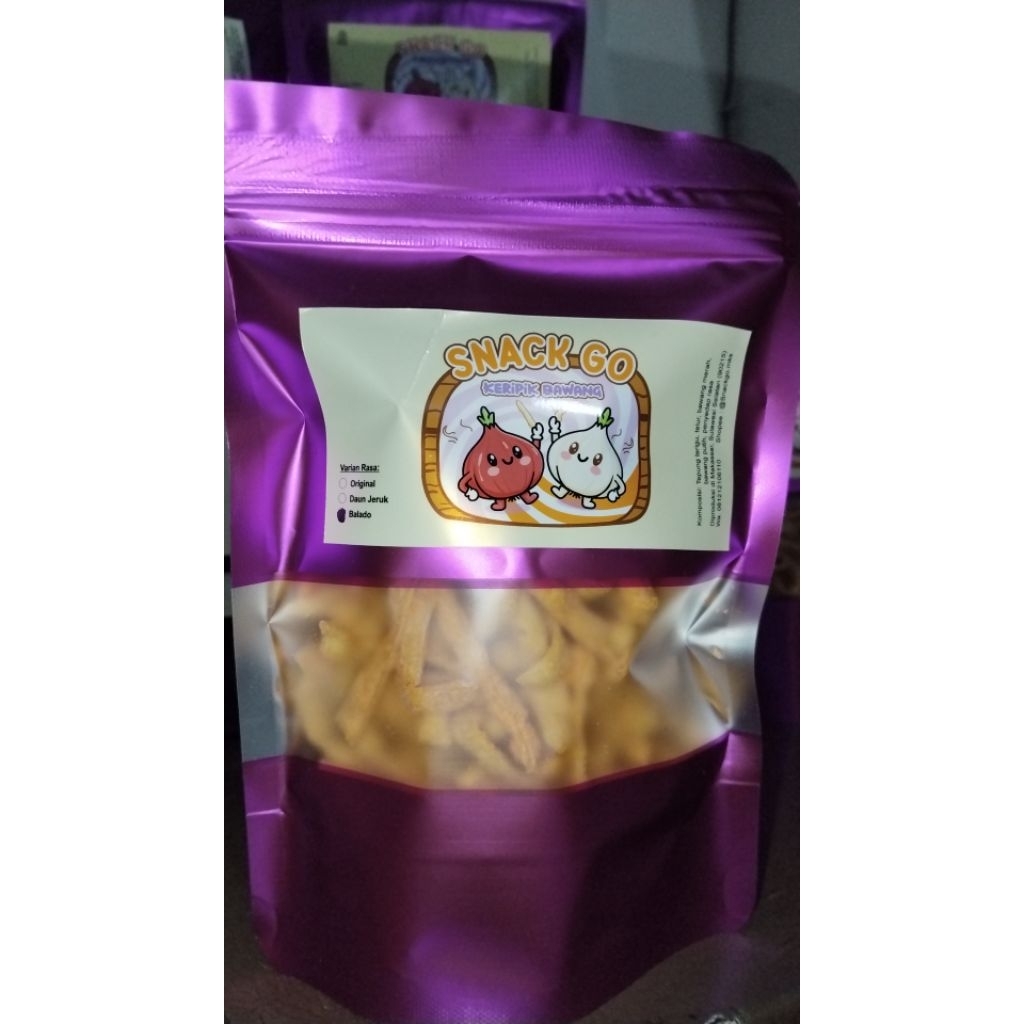 Keripik Bawang Khas makassar isi 100g