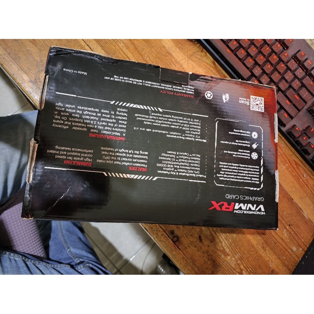 kotak dus rx 590 venomrx