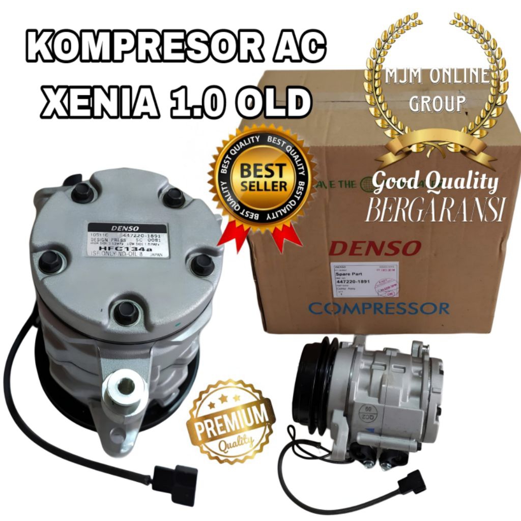 Kompresor Ac Assy Komplit Xenia 1.0 1000cc old Denso