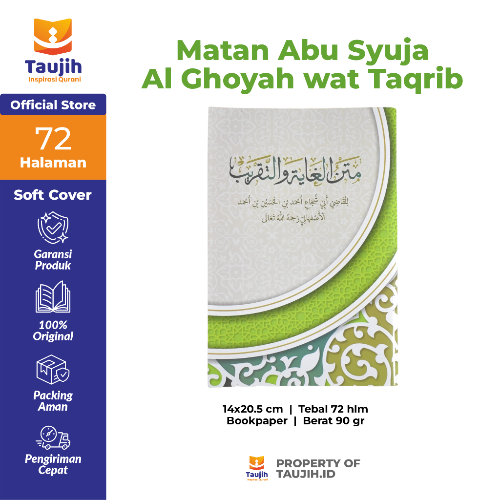 TAUJIH -  Matan Abu Syuja Ghoyah wa Taqrib Buku Ajar Pesantren Fikih Syafii