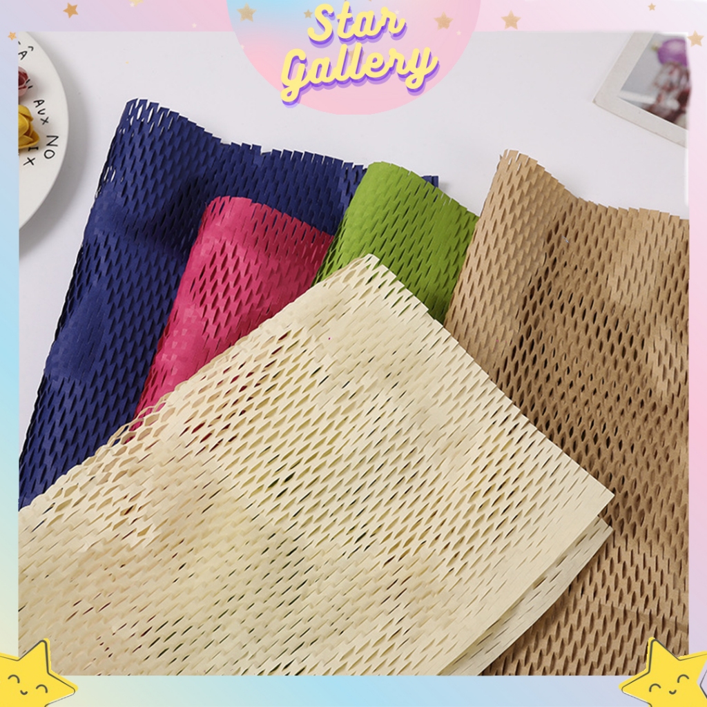 Honeycomb Paper Wrap Lembaran Florist Wrap Paper Eco Friendly Wrapping Paper KB6215