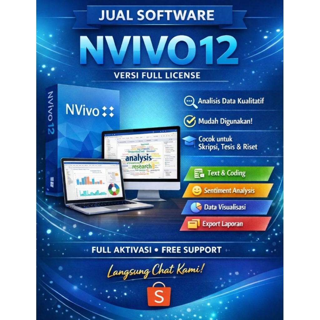 NVIVO 12 FULL VERSION Software Penelitian Kualitatif